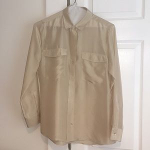 Everlane Silk button down